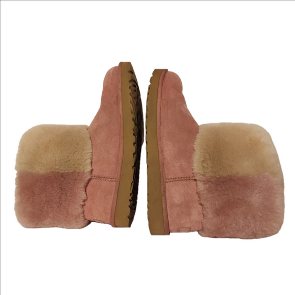 UGG Classic Mini Wisp Women's Pink Shearling Boots Size 9 - Picture 7 of 13